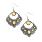 ​Saguaro Sunset - Yellow - Paparazzi Earring Image