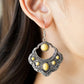 ​Saguaro Sunset - Yellow - Paparazzi Earring Image