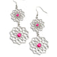 Posh Posy - Pink - Paparazzi Earring Image