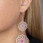 Posh Posy - Pink - Paparazzi Earring Image