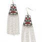 Cleopatras Allure - Red - Paparazzi Earring Image