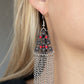 Cleopatras Allure - Red - Paparazzi Earring Image