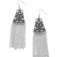 ​Cleopatras Allure - Silver - Paparazzi Earring Image