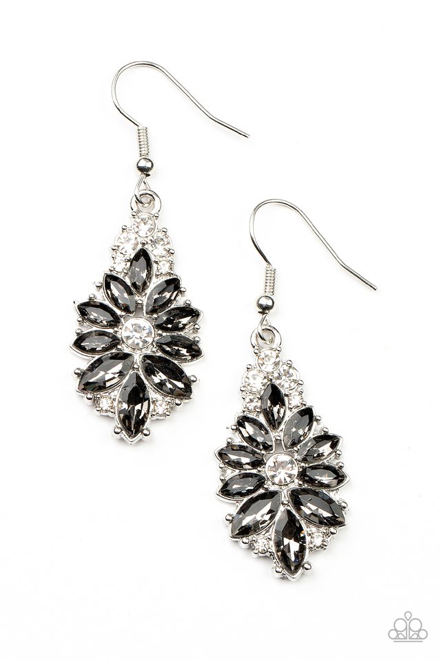 Gala Goddess - Silver - Paparazzi Earring Image