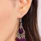 Beachside Ballroom - Purple - Paparazzi Earring Image