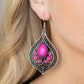 ​New Delhi Nouveau - Pink - Paparazzi Earring Image