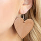 ​Country Crush - Brown - Paparazzi Earring Image
