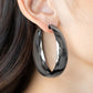 Flat Out Flawless - Black - Paparazzi Earring Image