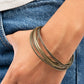 ​Suddenly Synced - Brass - Paparazzi Bracelet Image