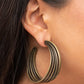 In Sync - Brass - Paparazzi Earring Image