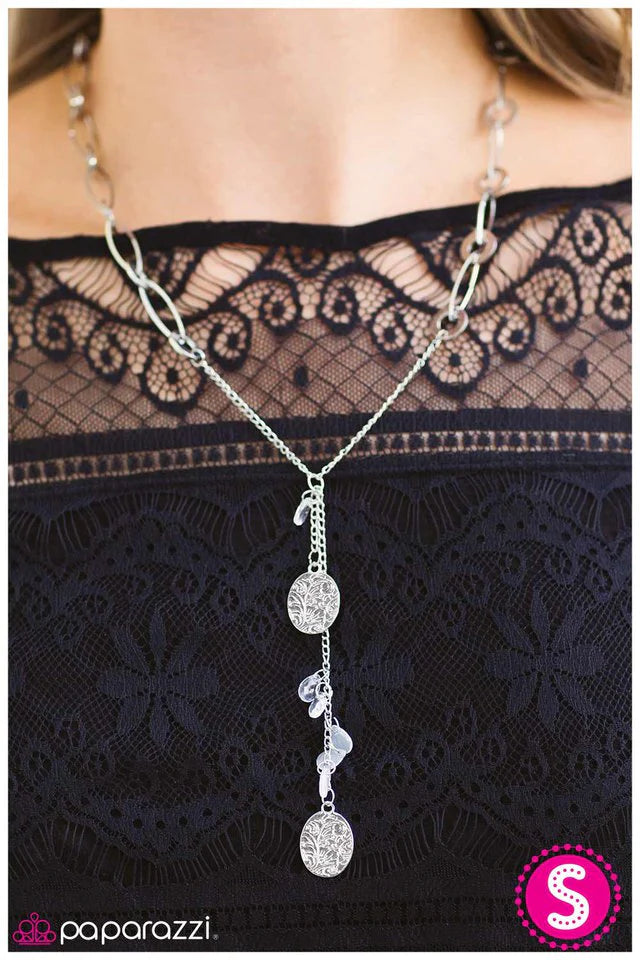 Paparazzi Necklace ~ A Tale As Old As Time - White