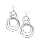 ​Disorienting Demure - Silver - Paparazzi Earring Image
