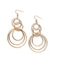 ​Disorienting Demure - Gold - Paparazzi Earring Image