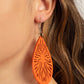 Sunny Incantations - Orange - Paparazzi Earring Image