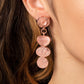Asymmetrical Appeal - Copper - Paparazzi Earring Image