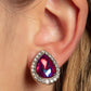 Cosmic Castles - Pink - Paparazzi Earring Image