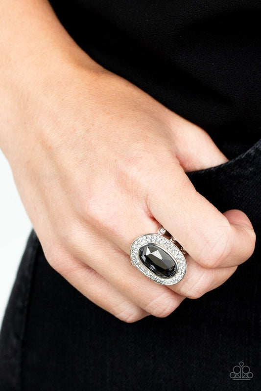 Always OVAL-achieving - Silver - Paparazzi Ring Image