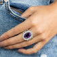 ​Always OVAL-achieving - Purple - Paparazzi Ring Image