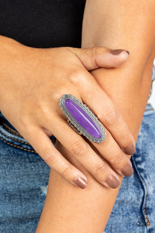 Eco Equinox - Purple - Paparazzi Ring Image