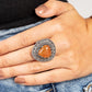 Genuinely Gemstone - Orange - Paparazzi Ring Image