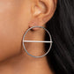 ​Dynamic Diameter - Silver - Paparazzi Earring Image