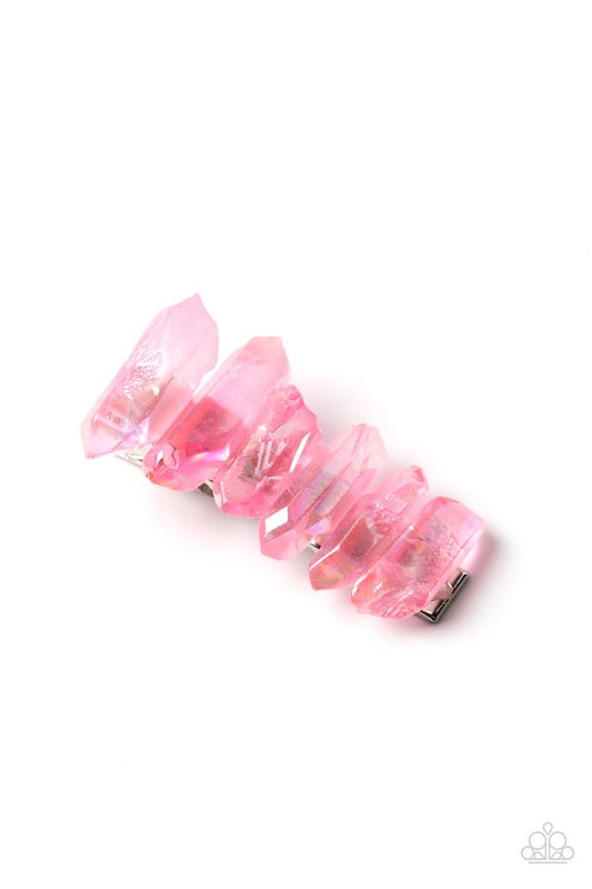 Crystal Caves - Pink - Paparazzi Hair Accessories Image