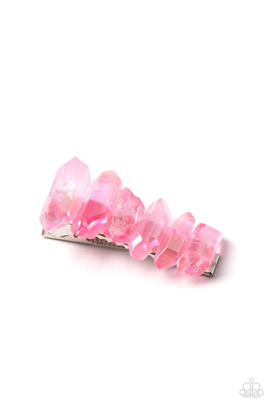 Crystal Caves - Pink - Paparazzi Hair Accessories Image