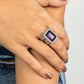 ​Glamorously Glitzy - Purple - Paparazzi Ring Image