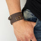 Bronco Bustin Buckles - Brass - Paparazzi Bracelet Image