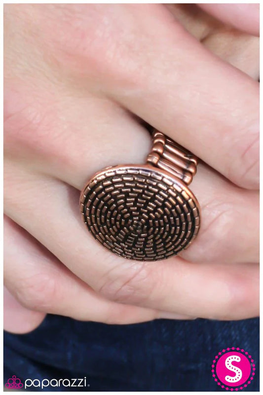 Paparazzi Ring ~ Spinderella - Copper