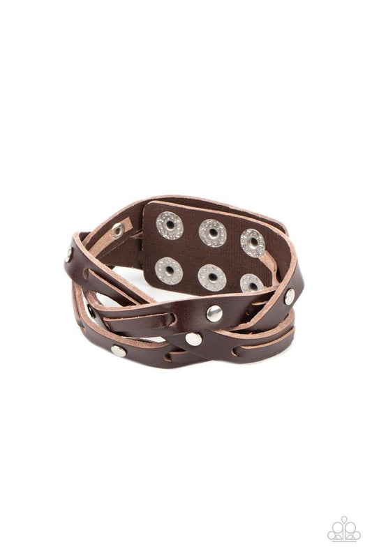 Rugged Roundup - Brown - Paparazzi Bracelet Image