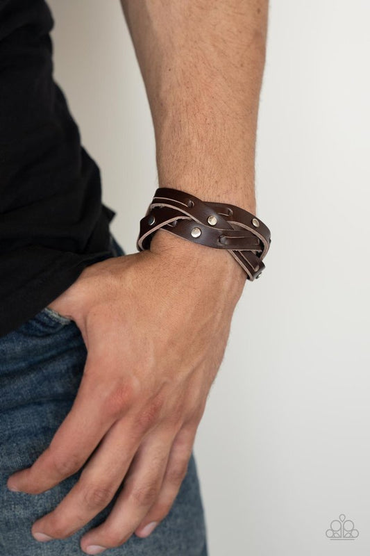 Rugged Roundup - Brown - Paparazzi Bracelet Image