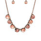 ​Dreamy Decorum - Copper - Paparazzi Necklace Image