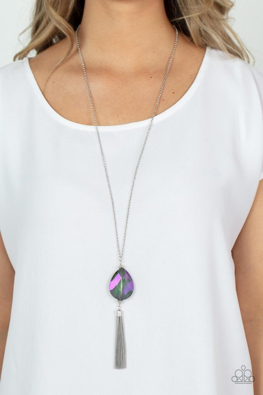 ​Interstellar Solstice - Purple - Paparazzi Necklace Image