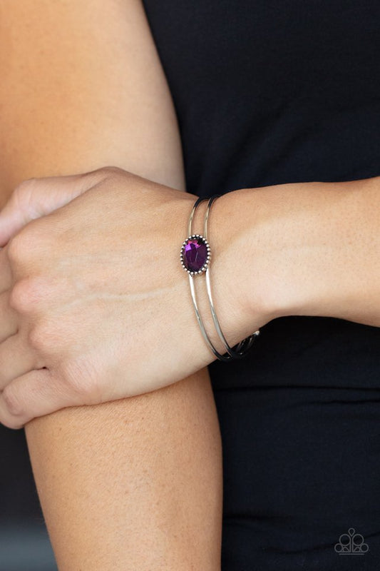 ​Magnificently Mesmerized - Purple - Paparazzi Bracelet Image