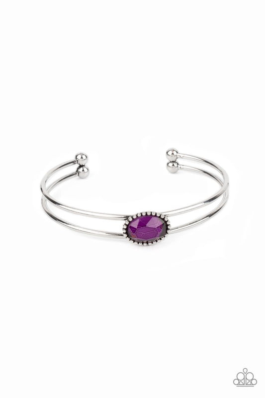 ​Magnificently Mesmerized - Purple - Paparazzi Bracelet Image