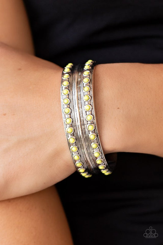 ​Costa Rica Retreat - Yellow - Paparazzi Bracelet Image