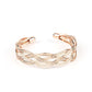 ​Get Your Wires Crossed - Rose Gold - Paparazzi Bracelet Image