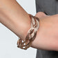 ​Get Your Wires Crossed - Rose Gold - Paparazzi Bracelet Image