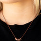 ​Dainty Dalliance - Copper - Paparazzi Necklace Image