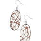 ​Stone Sculptures - Brown - Paparazzi Earring Image