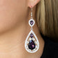 ​Posh Pageantry - Purple - Paparazzi Earring Image