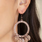 ​Trinket Tease - Copper - Paparazzi Earring Image