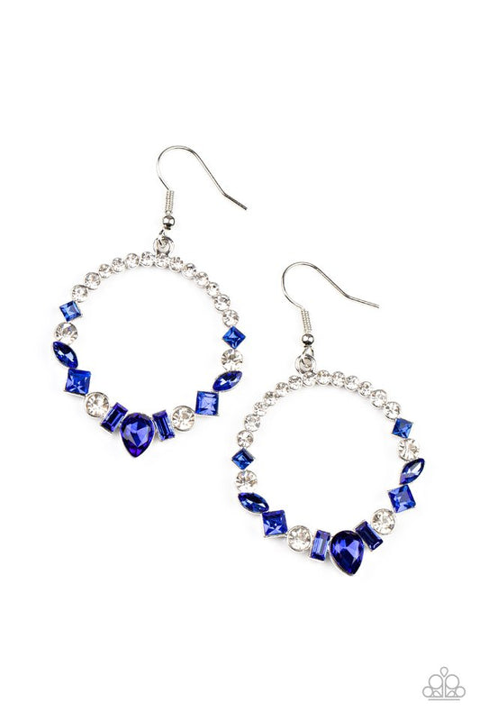 ​Revolutionary Refinement - Blue - Paparazzi Earring Image