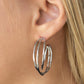 City Contour - Silver - Paparazzi Earring Image