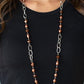 ​Tea Party Tango - Brown - Paparazzi Necklace Image