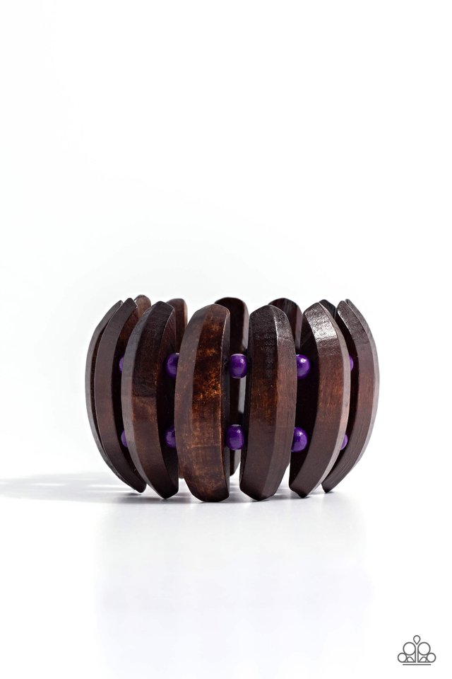 Bora Bora Bauble - Purple - Paparazzi Bracelet Image