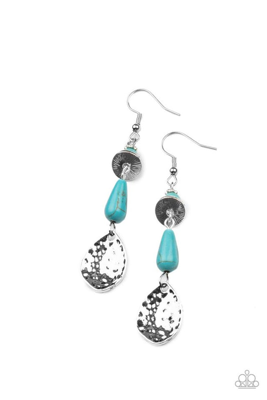 ​Artfully Artisan - Blue - Paparazzi Earring Image