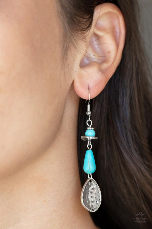 ​Artfully Artisan - Blue - Paparazzi Earring Image