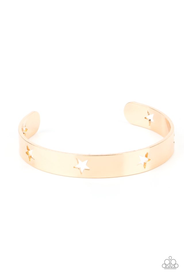 American Girl Glamour - Gold - Paparazzi Bracelet Image